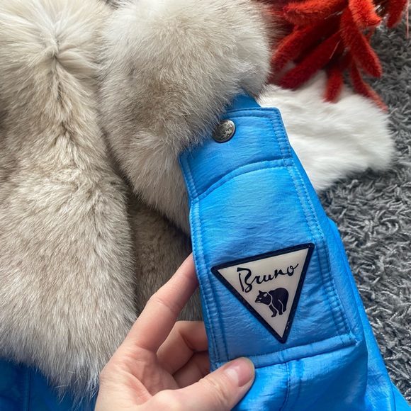 Bruno Blue Parka with Fur Collar - Picture 4 of 11